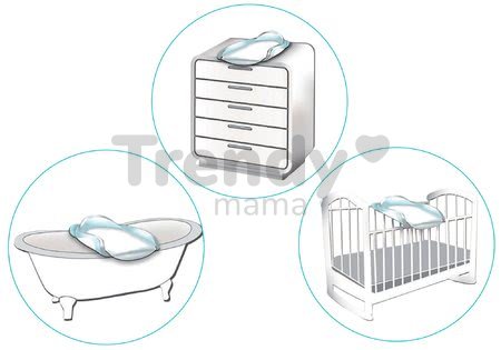 Prebaľovací pult Beaba Camélé’O Changing Table Light Mist od 0 mes šedý