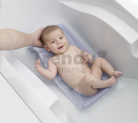 Lehátko do vaničky Beaba 1st age Bath Seat Parma Grey šedé od 0 mes