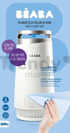 Čistička vzduchu Air Purifier Beaba ultra tichá 3-stupňový filter s 99,9% účinnosťou od 0 mesiacov