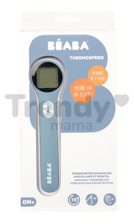 Teplomer bezdotykový Beaba Thermospeed Infrared Thermometer Forehead and Ear Detection - meranie z čela a uší od 0 mes