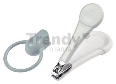 Detské klieštiky na nechty Beaba Baby Nail Clippers Green Blue zelené od 0 mes