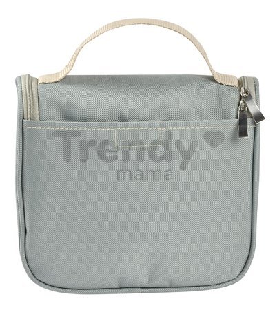 Toaletné potreby pre bábätko Hanging Toiletry Pouch Beaba Sage Green v závesnej taštičke s 9 doplnkami zelené od 0 mes