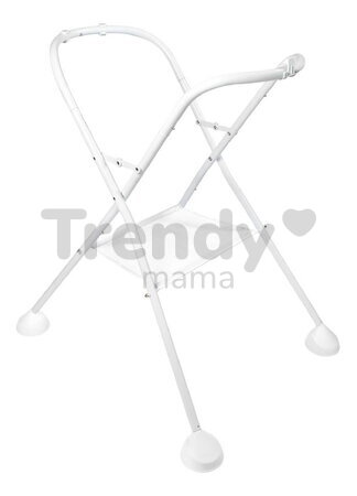 Stojan na detskú vaničku a prebaľovací pult Camélé’O Foot Support White Beaba skladací s odtokovou hadicou biely BE920407