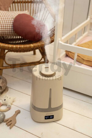 Zvlhčovač vzduchu Zen Air Humidifier Clay Beaba s nastaviteľnou tryskou a integrovaným nočným svetlom s LED displejom