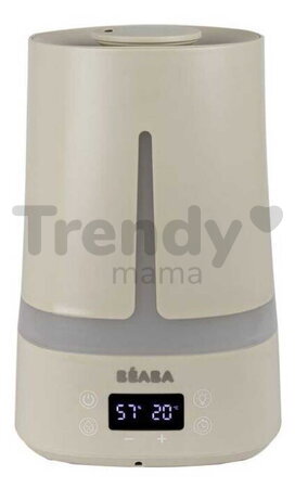 Zvlhčovač vzduchu Zen Air Humidifier Clay Beaba s nastaviteľnou tryskou a integrovaným nočným svetlom s LED displejom