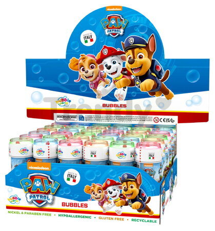 Bublifuk Paw Patrol Bubble World Dulcop hypoalergénny bez niklu a parabénov