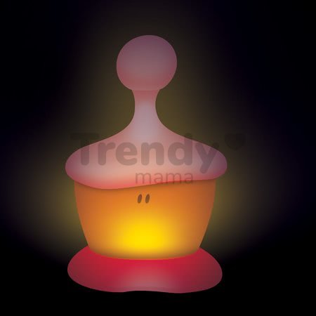 Lampička Beaba Pixie Stick 2 intenzity jasu červená od 0 mesiacov