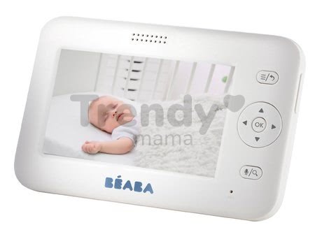 Elektronická opatrovateľka Zen + Video Baby Beaba s panoramatickým a infračerveným nočným videním od 0 mesiacov