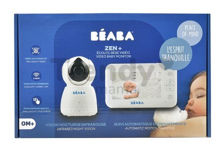 Elektronická opatrovateľka Zen + Video Baby Beaba s panoramatickým a infračerveným nočným videním od 0 mesiacov