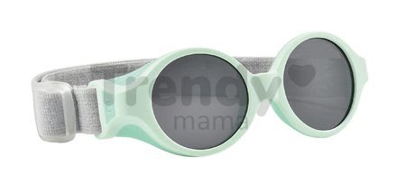 Slnečné okuliare pre novorodencov Beaba Clip strap Aqua UV4 od 0-9 mesiacov zelené