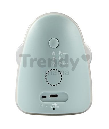 Elektronická opatrovateľka Audio Baby Monitor Simply Zen connect Beaba prenosná s bezvlnovou nočnou technológiou s jemným svetlom