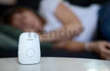 Elektronická opatrovateľka Audio Baby Monitor Simply Zen connect Beaba prenosná s bezvlnovou nočnou technológiou s jemným svetlom