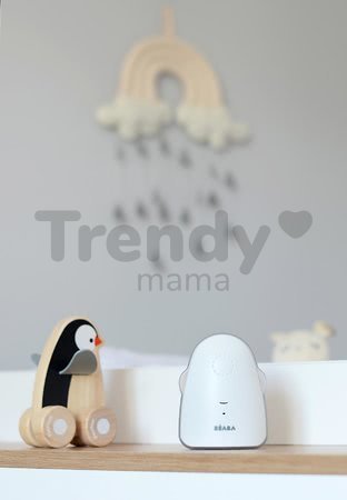 Elektronická opatrovateľka Audio Baby Monitor Simply Zen connect Beaba prenosná s bezvlnovou nočnou technológiou s jemným svetlom