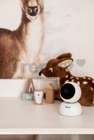 Elektronická opatrovateľka Video Baby Monitor Zen Premium Beaba 2v1 s 360 stupňovou rotáciou 1080 FULL HD s infračerveným nočným videním