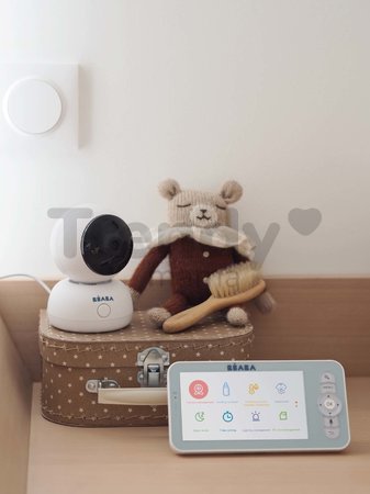 Elektronická opatrovateľka Video Baby Monitor Zen Premium Beaba 2v1 s 360 stupňovou rotáciou 1080 FULL HD s infračerveným nočným videním