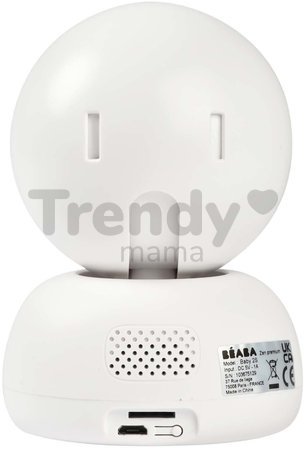 Elektronická opatrovateľka Video Baby Monitor Zen Premium Beaba 2v1 s 360 stupňovou rotáciou 1080 FULL HD s infračerveným nočným videním