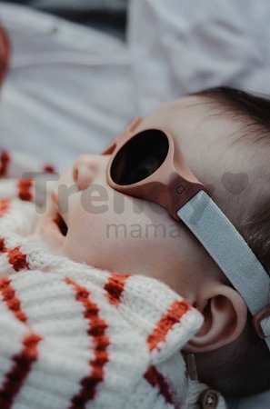 Slnečné okuliare pre novorodencov Beaba Glee Terracotta UV4 ružové od 0-9 mes