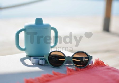 Slnečné okuliare pre deti Beaba Joy Sage Green zelené od 9-24 mes