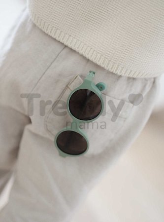 Slnečné okuliare pre deti Beaba Joy Sage Green zelené od 9-24 mes