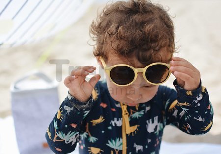 Slnečné okuliare pre deti Beaba Merry Pollen žlté od 2-4 rokov