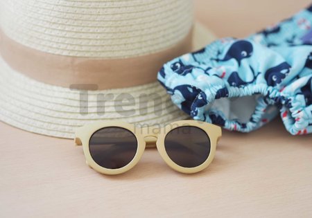 Slnečné okuliare pre deti Sunglasses Beaba Happy Stage Gold zlaté od 2-4 rokov