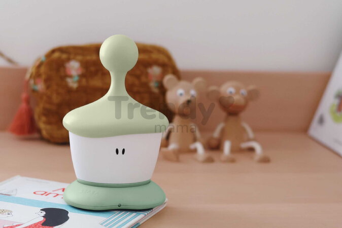 Lampička Pixie Stick Night Light Sage Green Beaba 2 intenzity jasu s detektorom plaču zelená od 0 mes