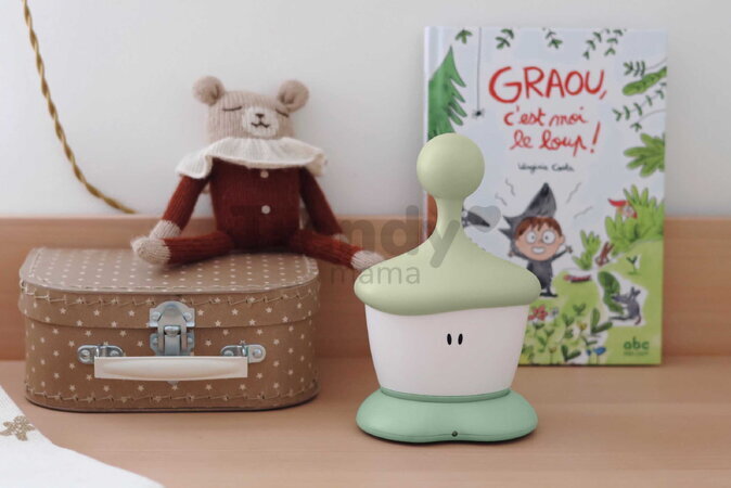 Lampička Pixie Stick Night Light Sage Green Beaba 2 intenzity jasu s detektorom plaču zelená od 0 mes
