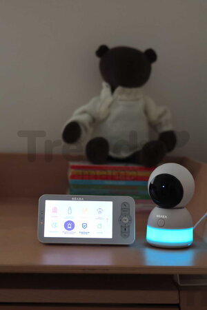 Dodatočná kamera k elektronickej opatrovateľke Zen Night Light/Zen Premium Beaba 2v1 s 360° rotáciou s infračerveným nočným videním  BE930380