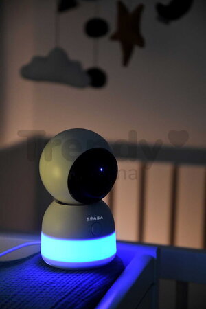 Dodatočná kamera k elektronickej opatrovateľke Zen Night Light/Zen Premium Beaba 2v1 s 360° rotáciou s infračerveným nočným videním  BE930380