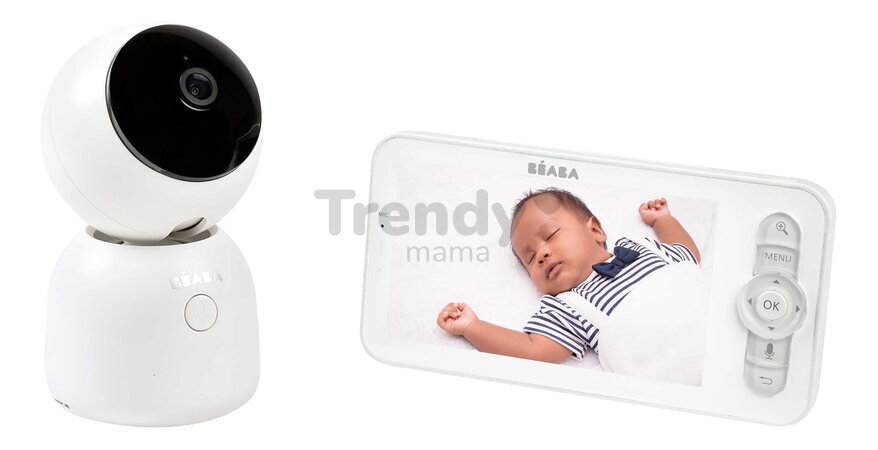 Dodatočná kamera k elektronickej opatrovateľke Zen Night Light/Zen Premium Beaba 2v1 s 360° rotáciou s infračerveným nočným videním  BE930380