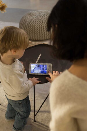 Dodatočná kamera k elektronickej opatrovateľke Zen Night Light/Zen Premium Beaba 2v1 s 360° rotáciou s infračerveným nočným videním  BE930380