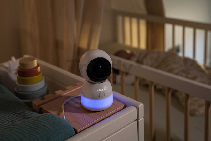 Dodatočná kamera k elektronickej opatrovateľke Zen Night Light/Zen Premium Beaba 2v1 s 360° rotáciou s infračerveným nočným videním  BE930380