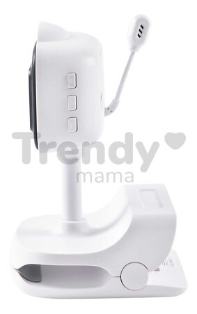 Elektronická opatrovateľka Video Baby Monitor Zen Nomad White Beaba s napojením na mobil, so širokouhlou kamerou a infračerveným nočným videním BE9303