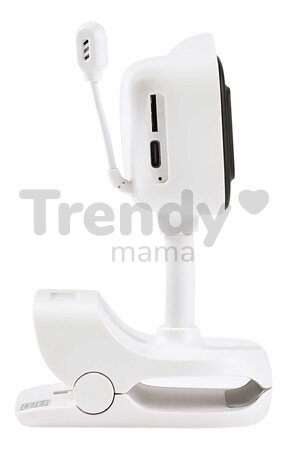 Elektronická opatrovateľka Video Baby Monitor Zen Nomad White Beaba s napojením na mobil, so širokouhlou kamerou a infračerveným nočným videním BE9303