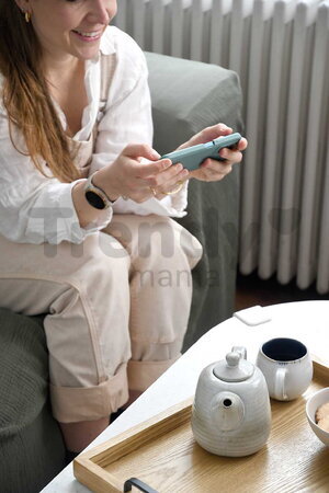 Elektronická opatrovateľka Video Baby Monitor Zen Nomad White Beaba s napojením na mobil, so širokouhlou kamerou a infračerveným nočným videním BE9303