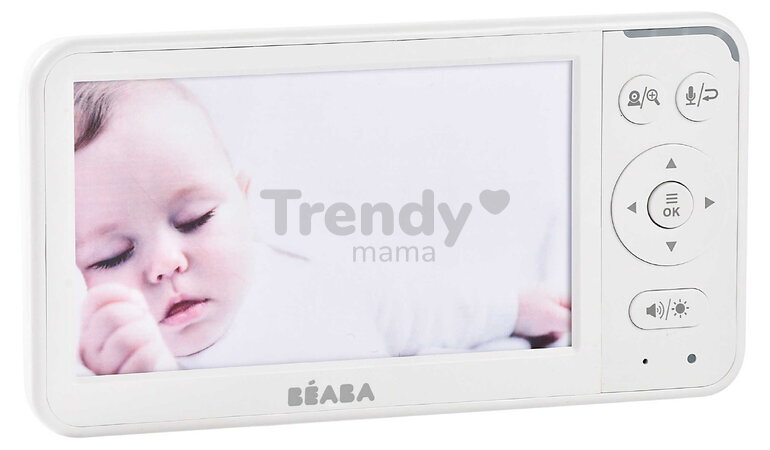 Elektronická opatrovateľka Video Baby Monitor Zen+ 2 Beaba 2v1 s 360° panoramatickou kamerou a infračerveným nočným videním