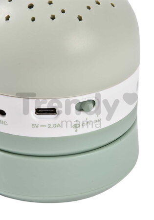 Nočný projektor hviezdnej oblody Pixie Projector Sage Green Beaba s hudbou a zvukmi a so senzorom plaču zelený od 0 mes BE930404