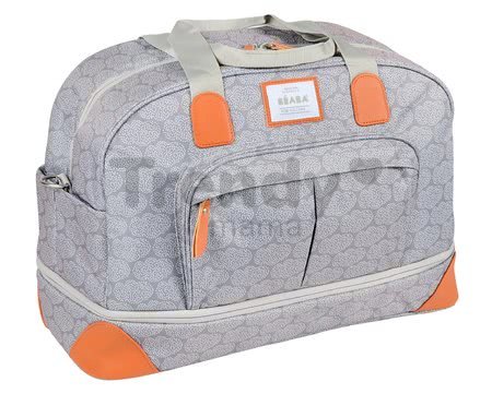 Prebaľovacia taška ku kočíku Beaba Amsterdam II Expandable Travel Changing Bag Tiny Clouds - 2 veľkosti