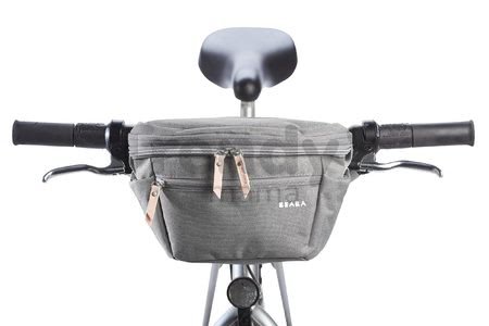 Prebaľovacia taška ako opasok Biarritz Changing Black Bag Beaba ľadvinka na kočík a bicykel 3-11 litrov objem
