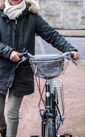 Prebaľovacia taška ako opasok Biarritz Changing Black Bag Beaba ľadvinka na kočík a bicykel 3-11 litrov objem