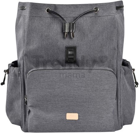 Prebaľovacia taška ako batoh Vancouver Backpack Dark Grey Beaba s doplnkami 22 l objem 42 cm šedá