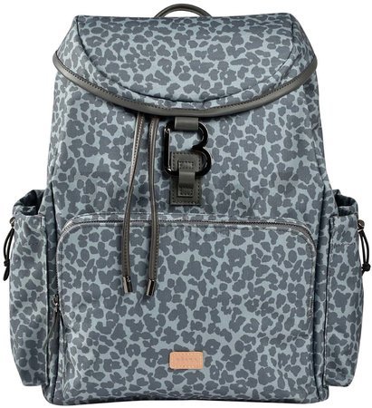 Prebaľovacia taška ako batoh Vancouver Backpack Dark Cherry Blossom Beaba s doplnkami 22 l objem 42 cm zelená