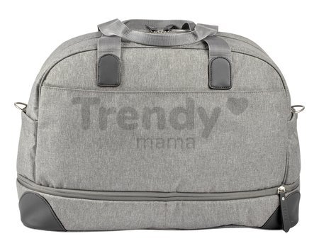 Prebaľovacia taška ku kočíku Beaba Amsterdam II Expandable Travel Changing Bag Heather Grey 2 veľkosti sivá