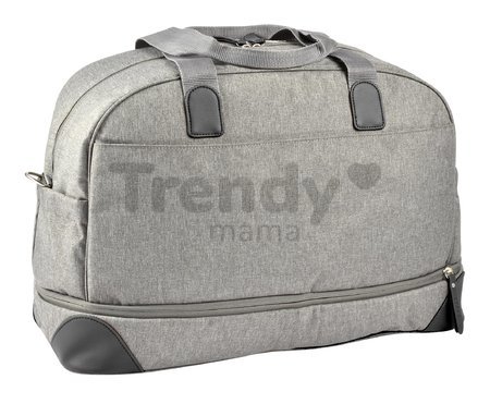 Prebaľovacia taška ku kočíku Beaba Amsterdam II Expandable Travel Changing Bag Heather Grey 2 veľkosti sivá