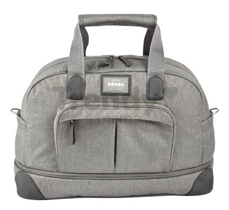 Prebaľovacia taška ku kočíku Beaba Amsterdam II Expandable Travel Changing Bag Heather Grey 2 veľkosti sivá