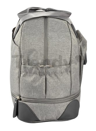 Prebaľovacia taška ku kočíku Beaba Amsterdam II Expandable Travel Changing Bag Heather Grey 2 veľkosti sivá