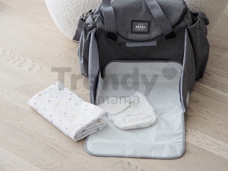 Prebaľovacia taška ku kočíku Beaba Sydney II Changing Bag Heather Grey sivá