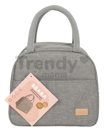 Izotermická taška na obed Isothermal Lunch Bag Beaba Heather Grey sivá