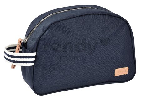 Kozmetická taštička Toiletry Pouch Beaba Blue Marine so zipsom modrá