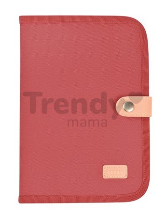 Textilný obal na zdravotnú dokumentáciu dieťaťa Health Book Protection Beaba Terracotta oranžový